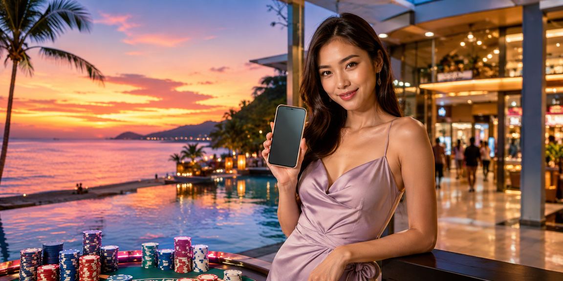 Pengguna Penang mengakses aplikasi kasino s25fe melalui telefon pintar selepas log masuk